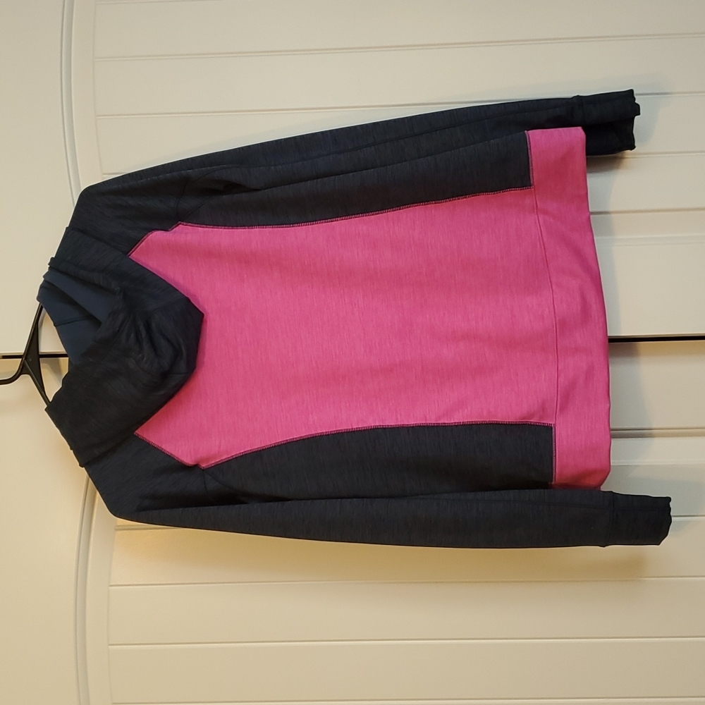 NWT Under Armour Womens Hoodie Size Large Pink & Blue/Grey - Picture 4 of 4
